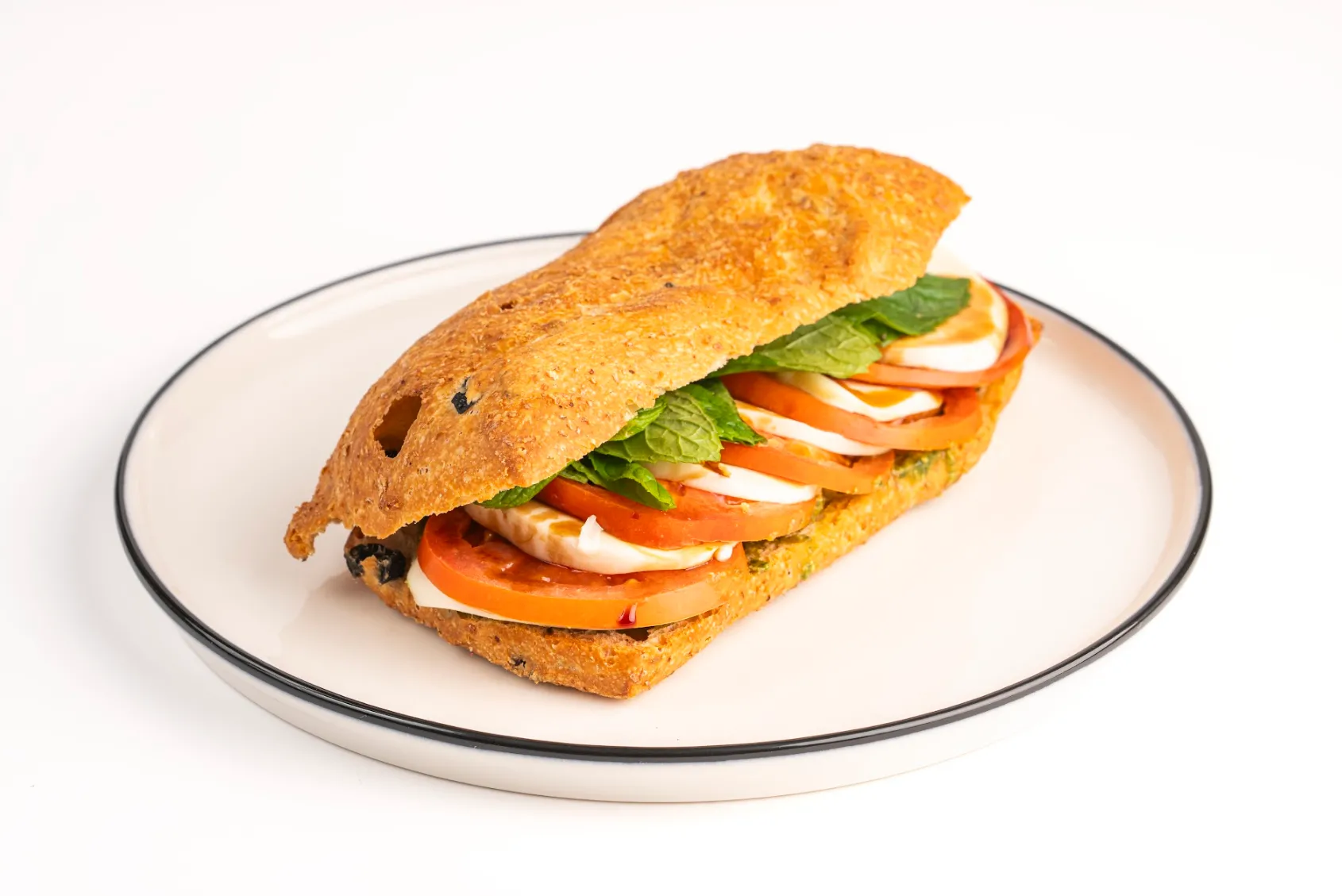 CIABATTA CAPRESE SANDVIÇ